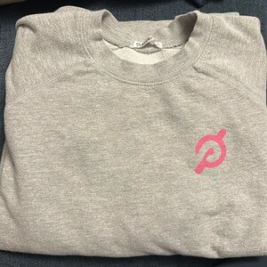 Peloton Women Gray Crew Neck Sweatshirt Limitless Size Medium
